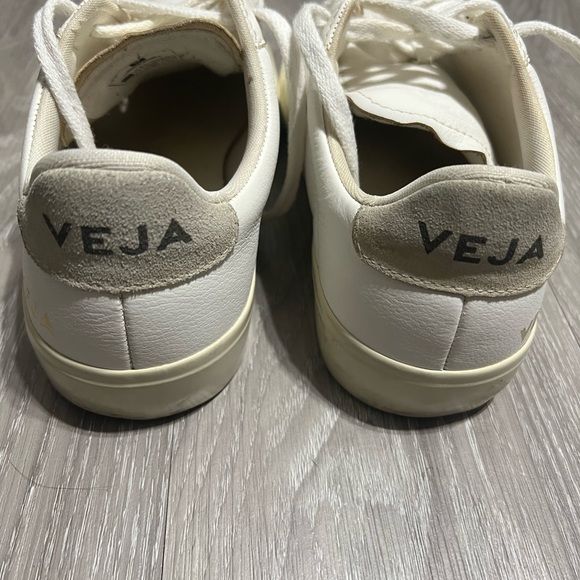 VEJA Esplar Leather Sneakers White Beige Suede Women’s US 6.5 EU 37 - Picture 4 of 5